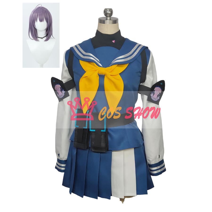 [数量限定]ブルーアーカイブ ブルアカ RABBIT小隊 空井サキ コスプレ衣装 cosplay 仮装 ウィッグ 靴 能 イベント クリスマス ハロウィン ステージ 文化祭 学園祭