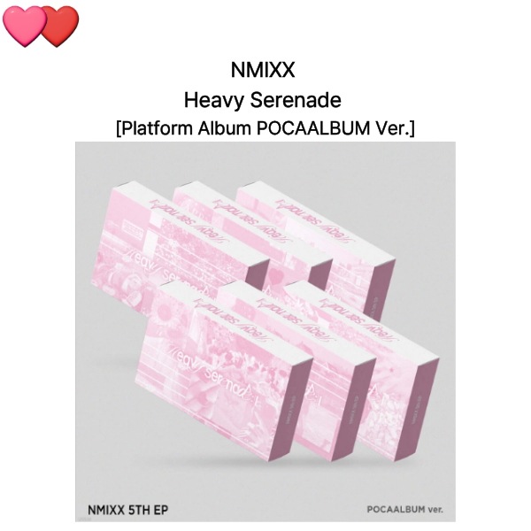 [YES24特典]NMIXX Heavy Serenade [Platform Album POCAALBUM Ver.] 6種セットチャート反映