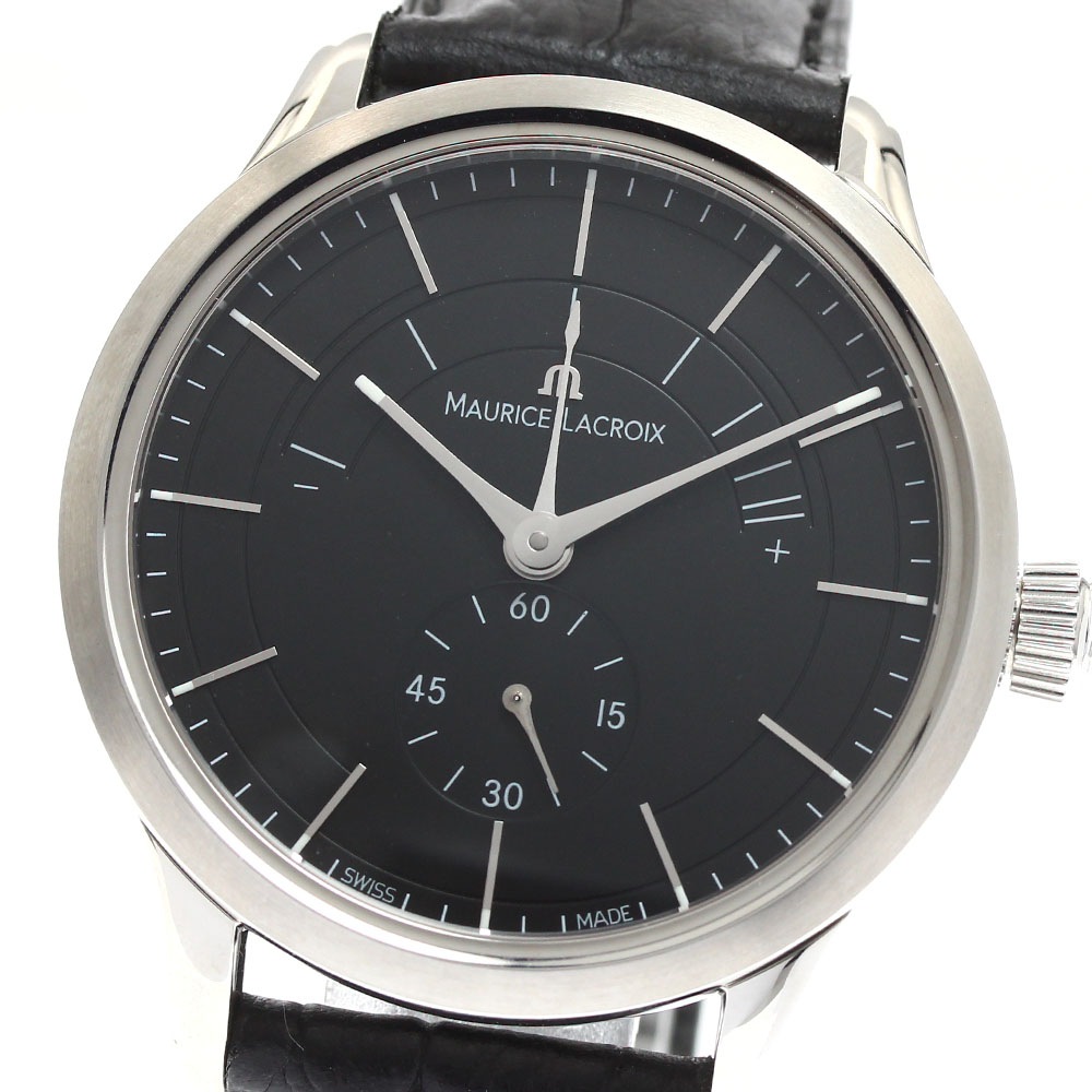 モーリスラクロア MAURICE LACROIX LC7008 レ・クラシック リザーブ・ド・マルシェ 手巻き メンズ 極美品 保証書付き_903308【中古】