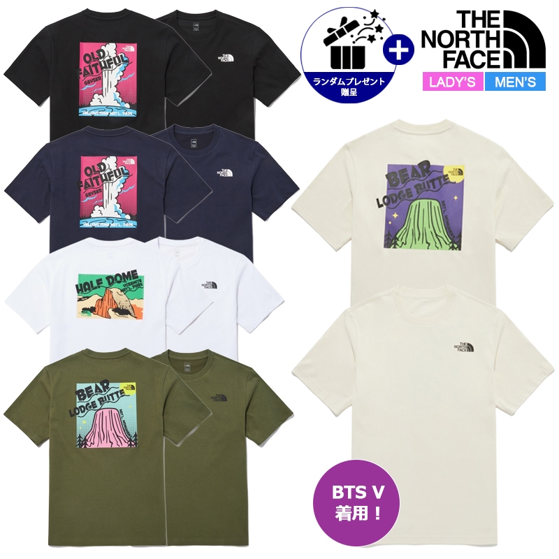 ハイランド 半袖 Tシャツ NT7UQ59A NT7UP19 レディーズ メンズ 男女共用 日常 デイリー カジュアル ショートスリーブ 夏 ゆったり BTS V(テテ)着用 人気 アイテム