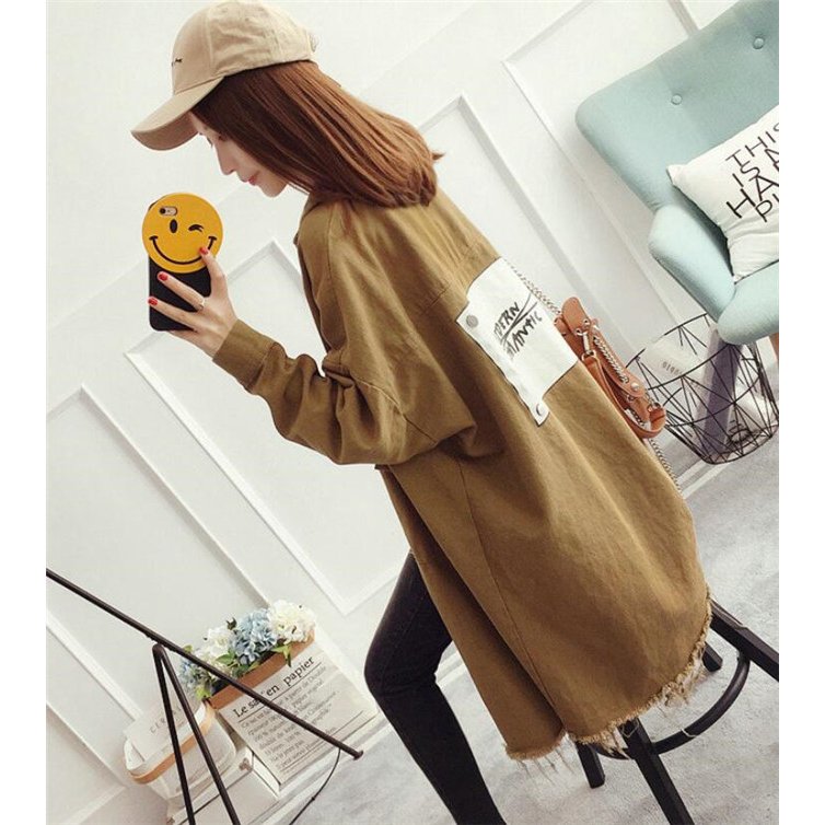 トレンチコート レディース スプリングコート デニムコート 秋 デニム アウター 体型カバー