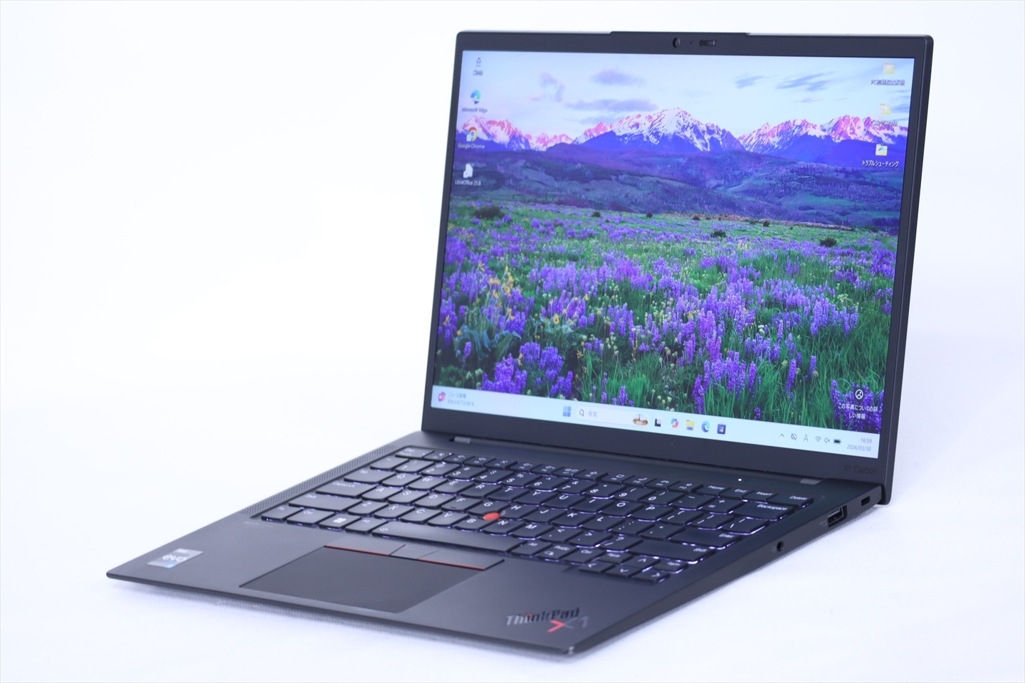 即配 2023年WUXGA液晶パワフルモデル ThinkPad X1 Carbon Gen10 i7-1255U 16G 256G 14.0WUXGA WiFi6E バッテリー良 BAB評価