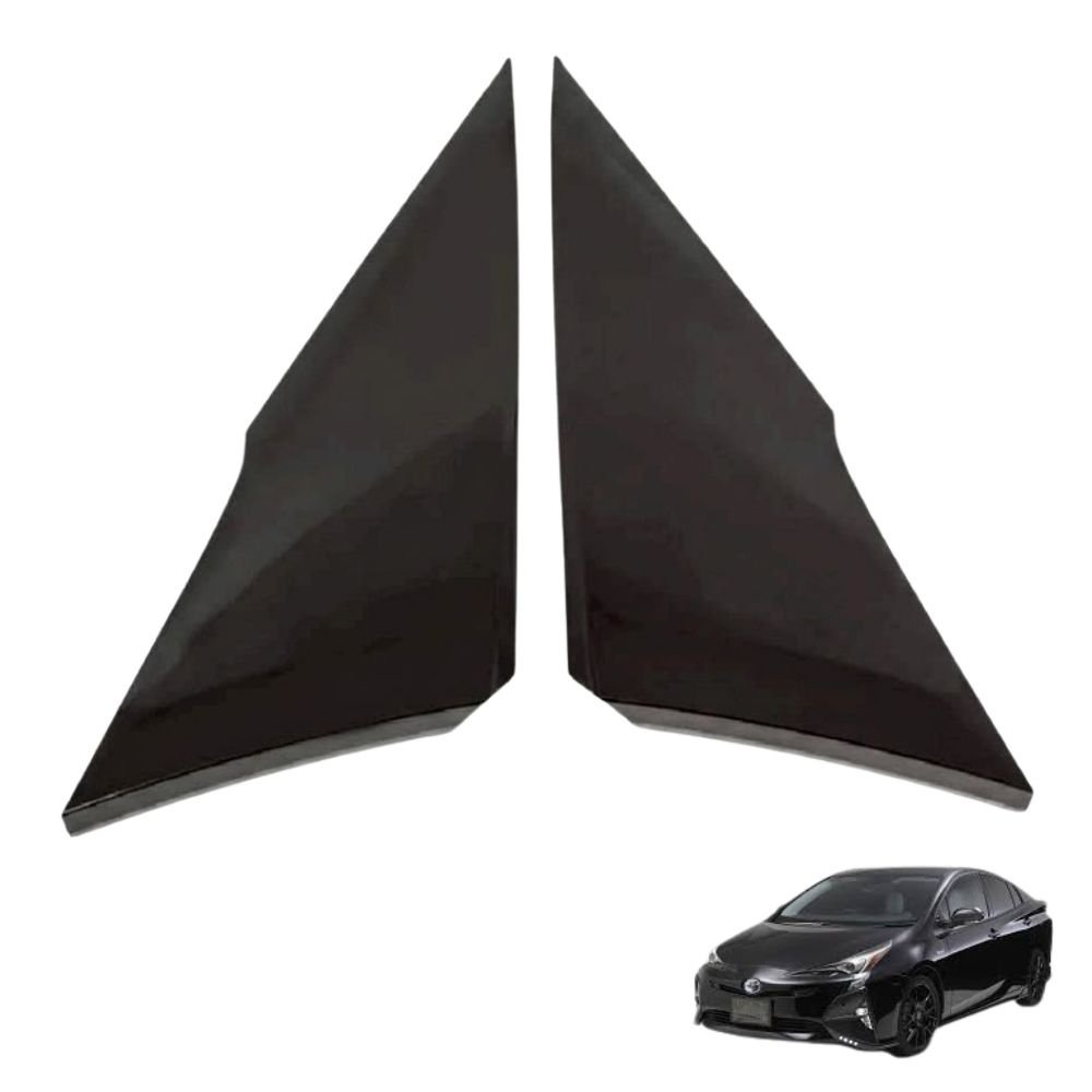 プリウス プリウスPHV ZVW50 ZVW51 ZVW52 ZVW55 Cピラーガーニッシュ クォーターピラーカバー 左右セット ピアノブラック 純正互換 社外品