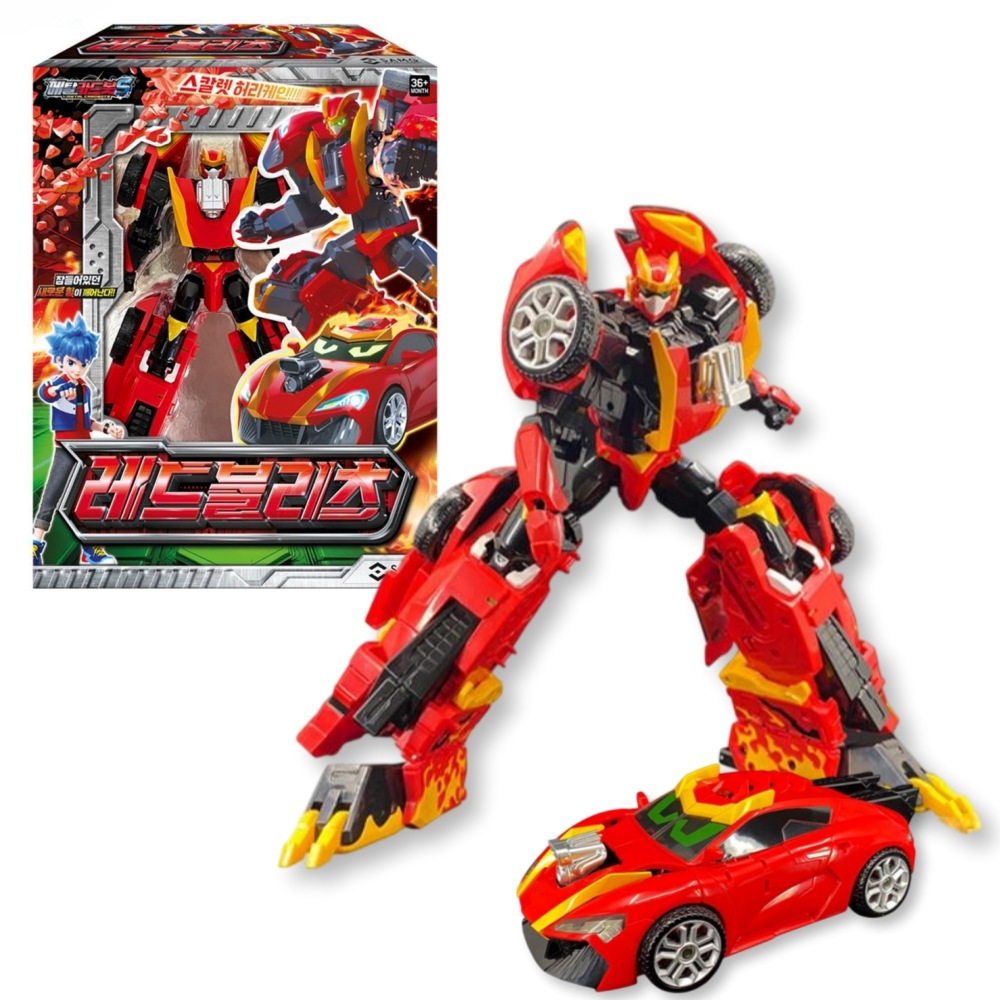 【公式】メタルカードボットS レッドブリッツ METAL CARDBOT S RED BLITZ 変身ロボット