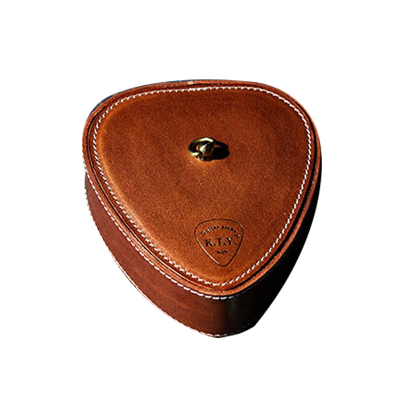 Knight T.Y.シリーズ ギターピックケース GPB-1312 復古ブラウン レザー製 5,396円