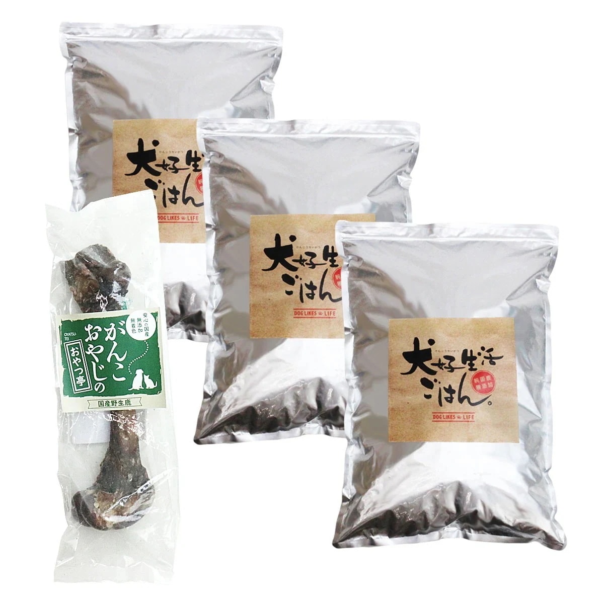 ごはんオールステージ 7.5kg【国産鹿レッグボーン 1本Mサイズ付き】犬 ドッグフード