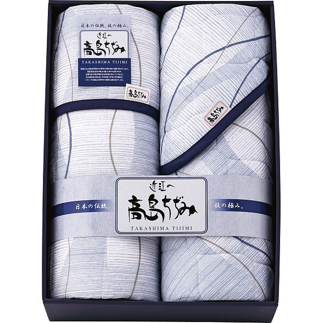 高島ちぢみ 洗えるキルト肌掛けふとん&敷パット