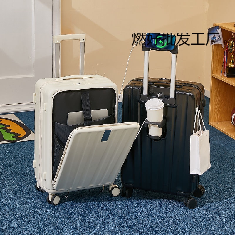 荷物新しいトロリーケース男性と女性小さなパスワードボックスインチ搭乗スーツケース学生多機能
