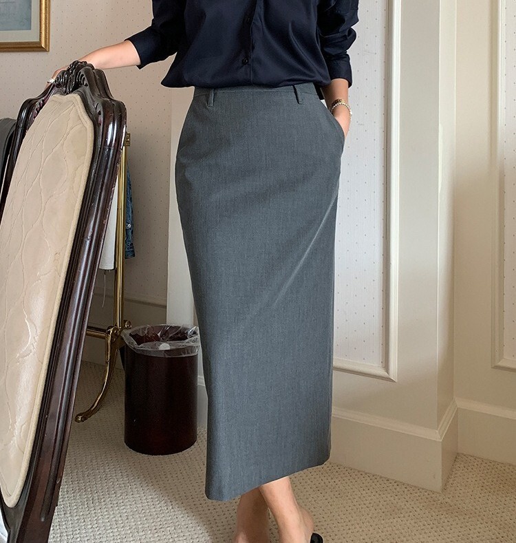 スカート タイトスカート レディース ロングスカート ミモレ丈 ロング スーツスカート ストレート ハイウエスト きれいめ シンプル 大人 上品 お洒落 フォーマル 無地 春 秋 お出かけ 休日