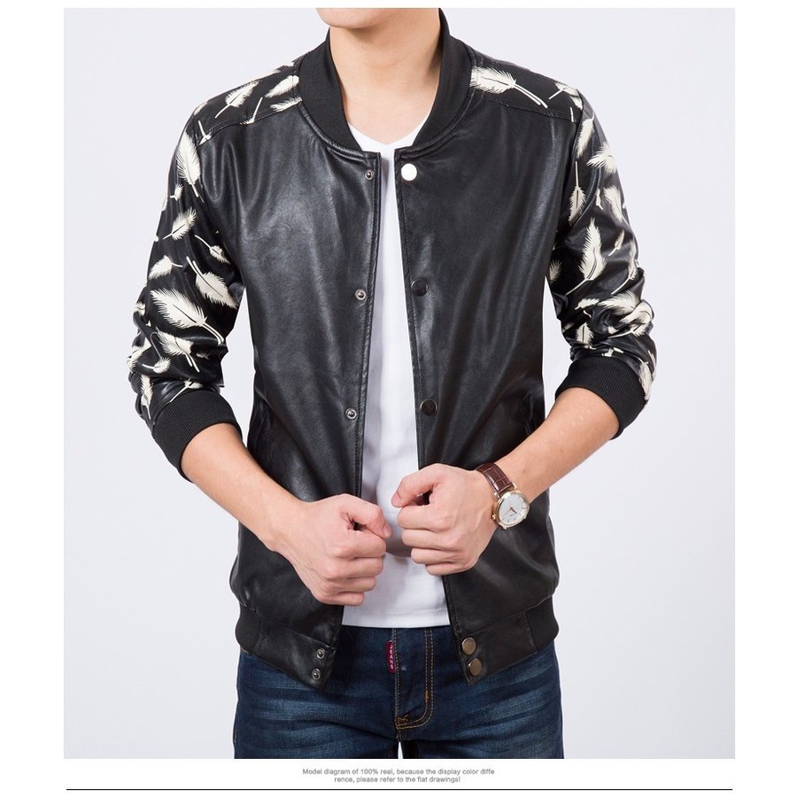 メンズ レザージャケット ジャケット レザーコート 革ジャケット 大きいサイズ PU バイクジャケッ