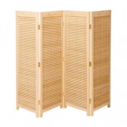 弘益(KOEKI) UTILITY 衝立4連 ナチュラル 高さ1350mm JPLB4SNA