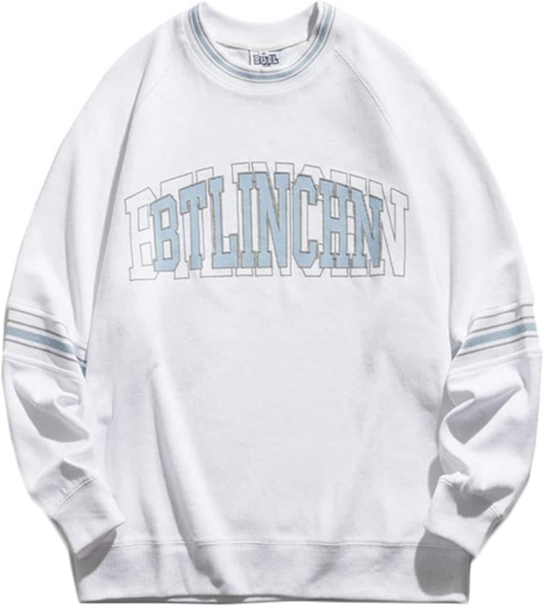 メンズ 長袖 パーカー インナー トレーナー プリント 英字柄 柔らかい ビッグシルエット ストレッチ 丸襟 プルオーバー 保温 吸汗 丈長め カジュアル カッコイイ 流行し 秋服 体型パカー シンプ