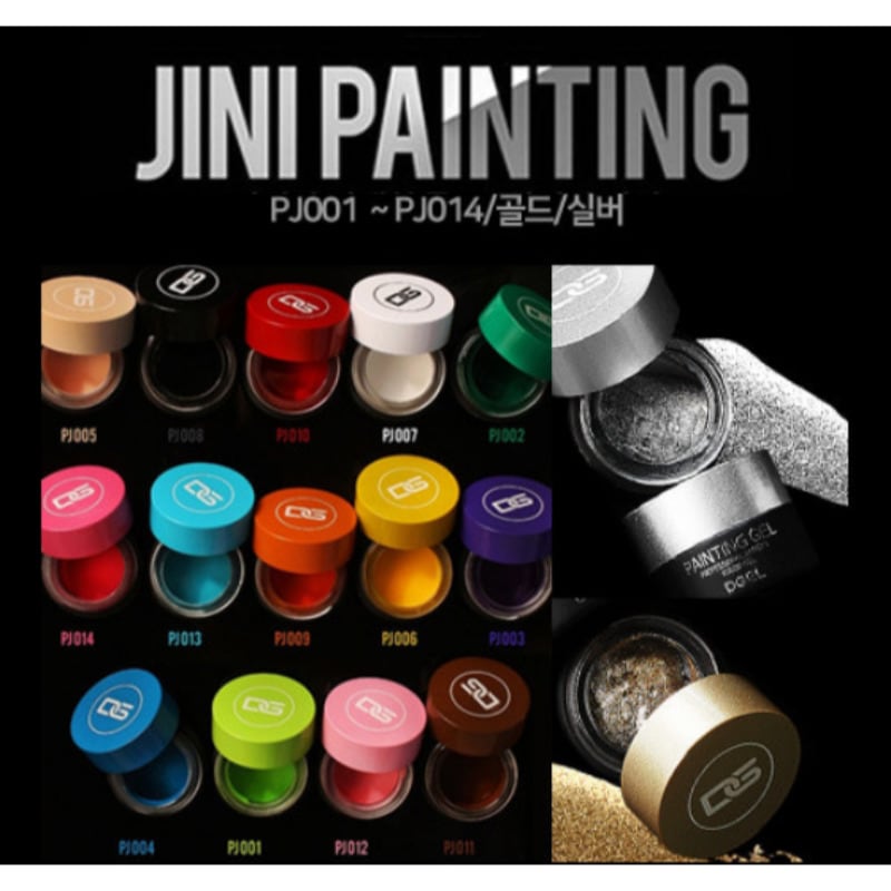 D GEL/ Genie painting color gel nail1+1