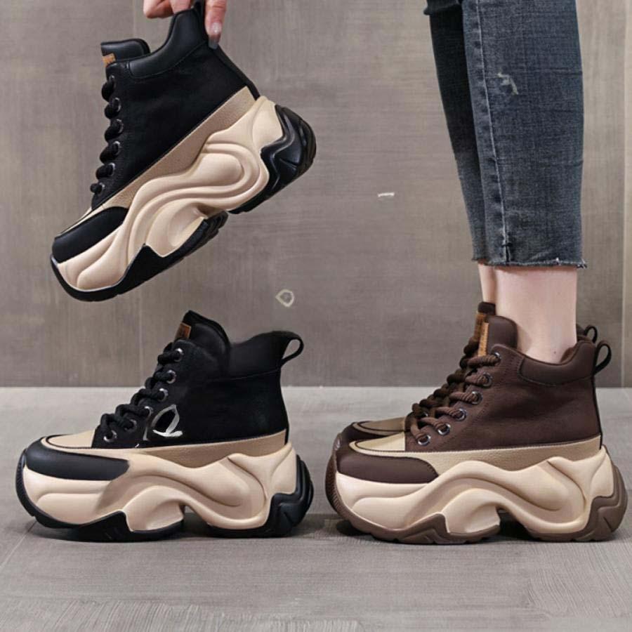 2025新品 数量限定 ダッドシューズ レディース 黒 ダッドスニーカー 厚底スニーカー ウォーキング 運動 美脚 軽量 スポーツ 通勤 疲れない 通学 ウォーキングシューズ 疲れにくい 短納期