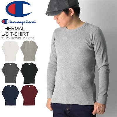 Champion(チャンピオン) ロングスリーブ ワッフル クル...のサムネイル