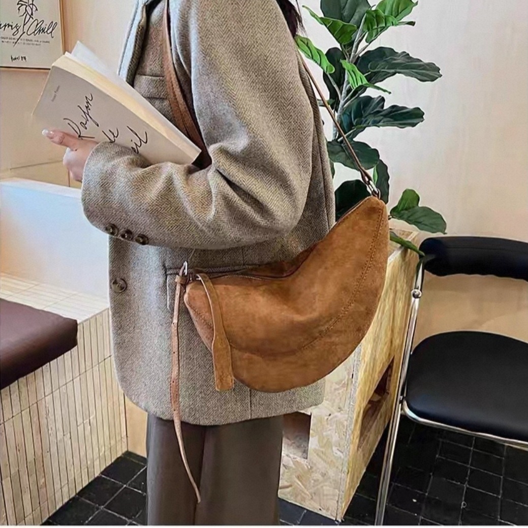 原因ハウス / ハウススエードショルダーバッグ