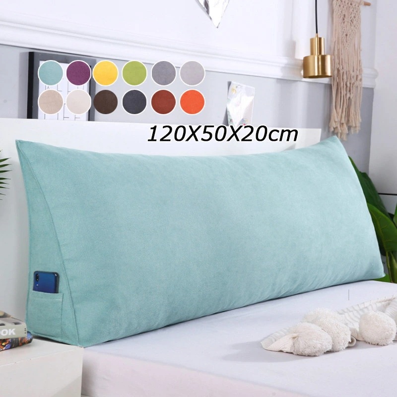 クッション ベッド ソファ専用クッション 背中クッション 本 ベッド用 プレゼント テレビ枕 背もたれ インテリア SNS 120X50X20cm　楽天海外通販
