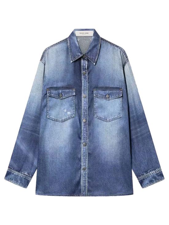 GOLDEN GOOSE Women Shirts GWP02525 P002406 50100 BLUE