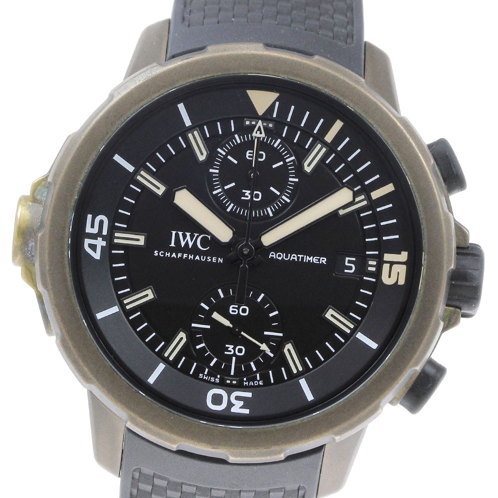IWC IW379503 アクアタイマー エクスペディション・チャールズ・ダーウィン クロノグラフ 自動巻き メンズ 保証書付き_826651【中古】