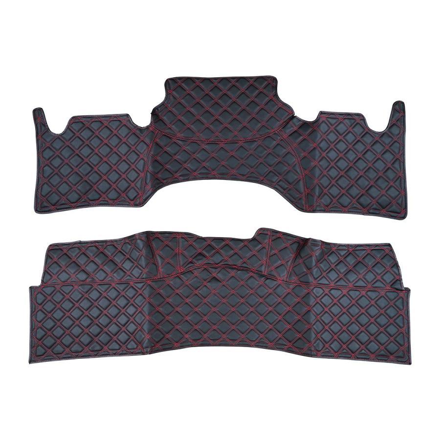 【ハイ レジアス 200系 1型7型 S-GL スーパーGL 標準ボディ用】フロン デッキカバー (レッドステッチ)