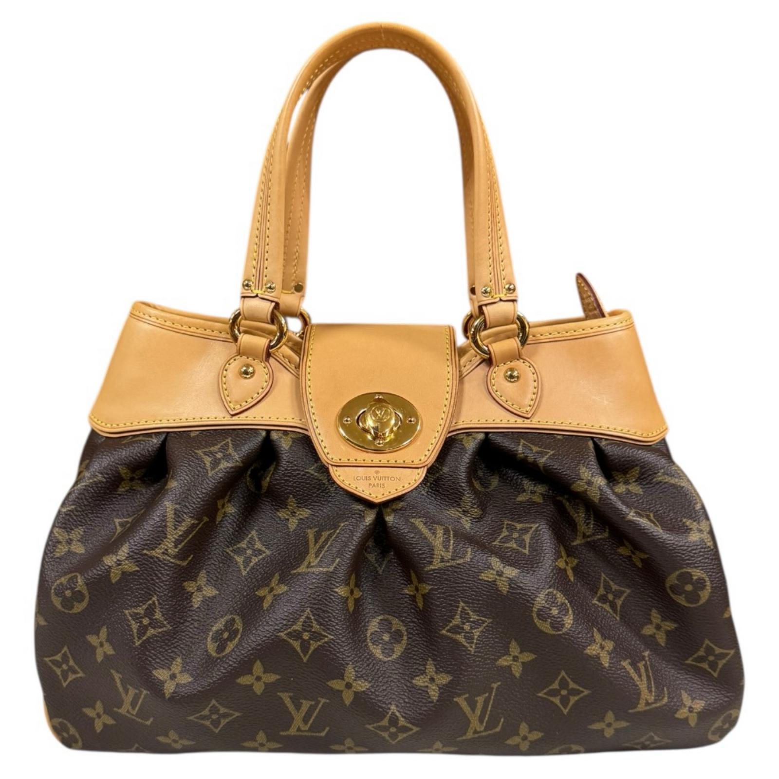ルイヴィトン ボエシPM モノグラム ハンドバッグ モノグラムキャンバス M45715 ブラウン LOUIS VUITTON 中古