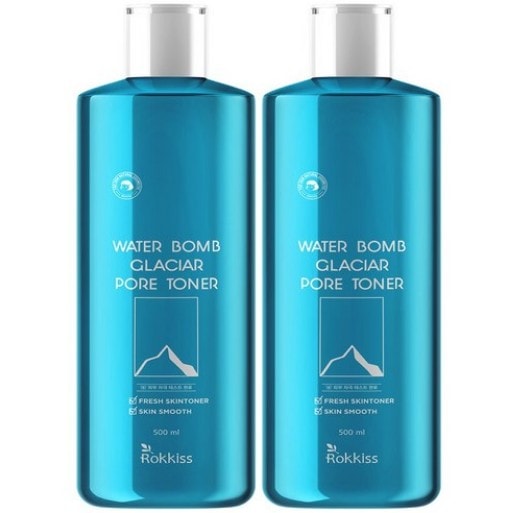 ウォーターバーム 氷河水 50% 弱酸性 毛穴 トナー 500ml x 2個 (鎮静/弾力/保湿/栄養供給/活力/しわ防止)