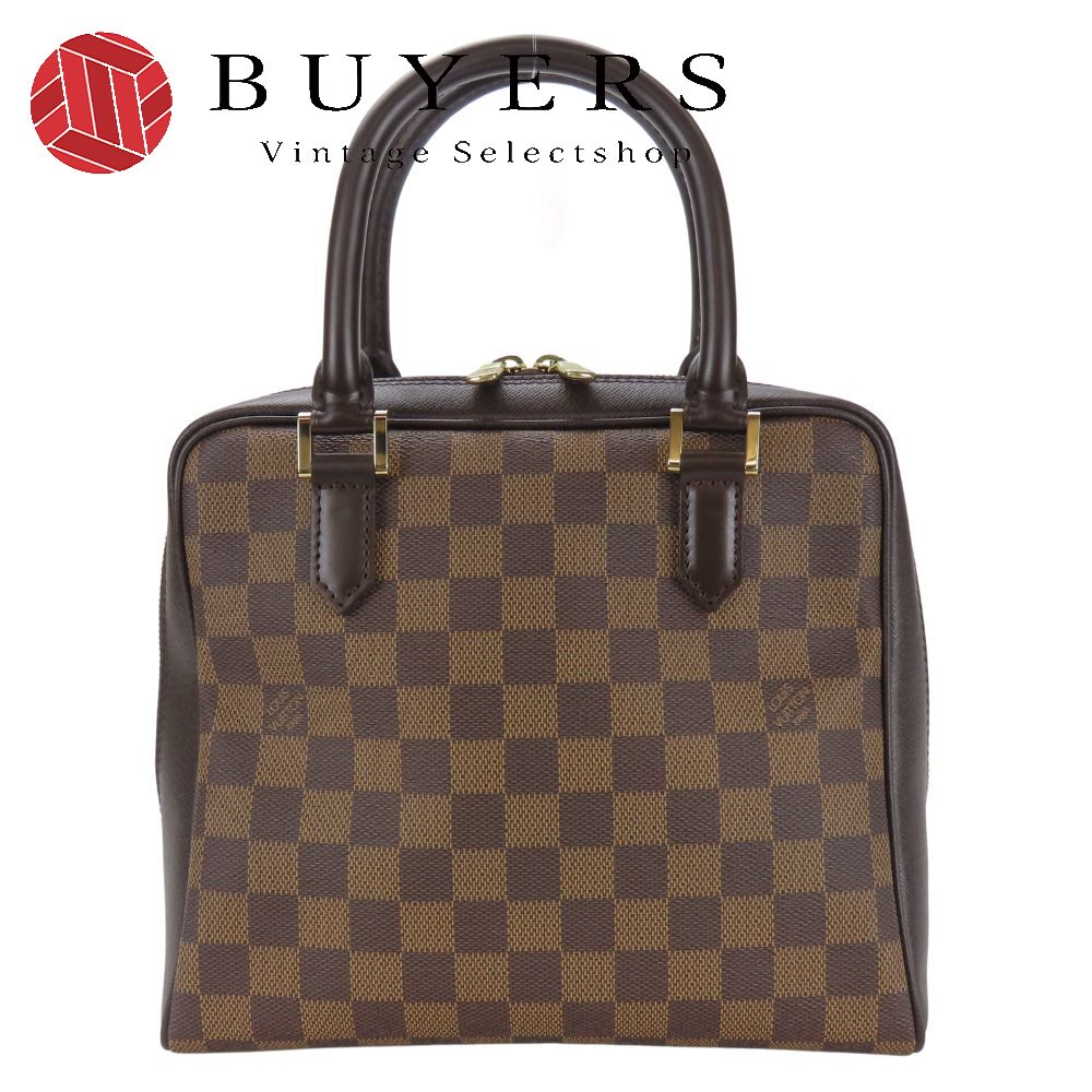 中古 ハンドバッグ ブレラ N51150 ダミエ エベヌ ブラウン ゴールド金具 上品 普段使い レディース 女性
