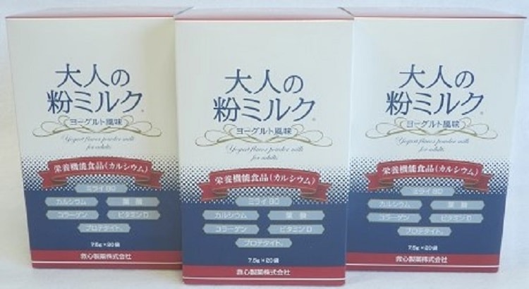 ［まとめ販売］　大人の粉ミルク　ヨーグルト風味　150g入り　３個