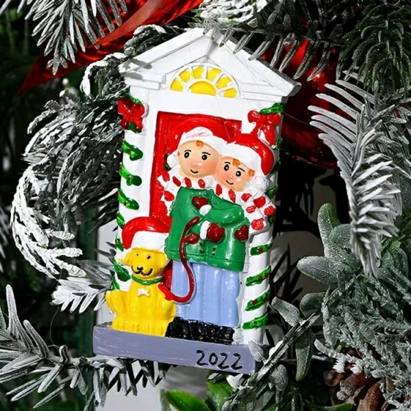 再入荷品6個入れ クリスマス装飾品 DIY 文字書く可能 吊り下げペンダント クリスマス クリスマスツリー