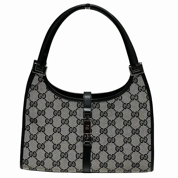 グッチ ジャッキー 002・1068 GGキャンバス ショルダーバッグ トートバッグ 【中古】