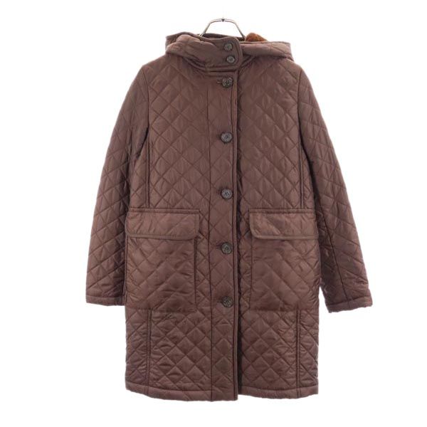 三陽商会 キルティングコート 36 ブラウン レディース