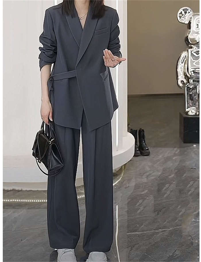 スーツ レディース セットアップ パンツスーツ フォーマル セレモニースーツ ママスーツ 大きいサイズ ジャケット ワイドパンツ ゴム 家庭洗濯 入学式 入園式 卒業式 卒園式 ママ お宮参り 七五三