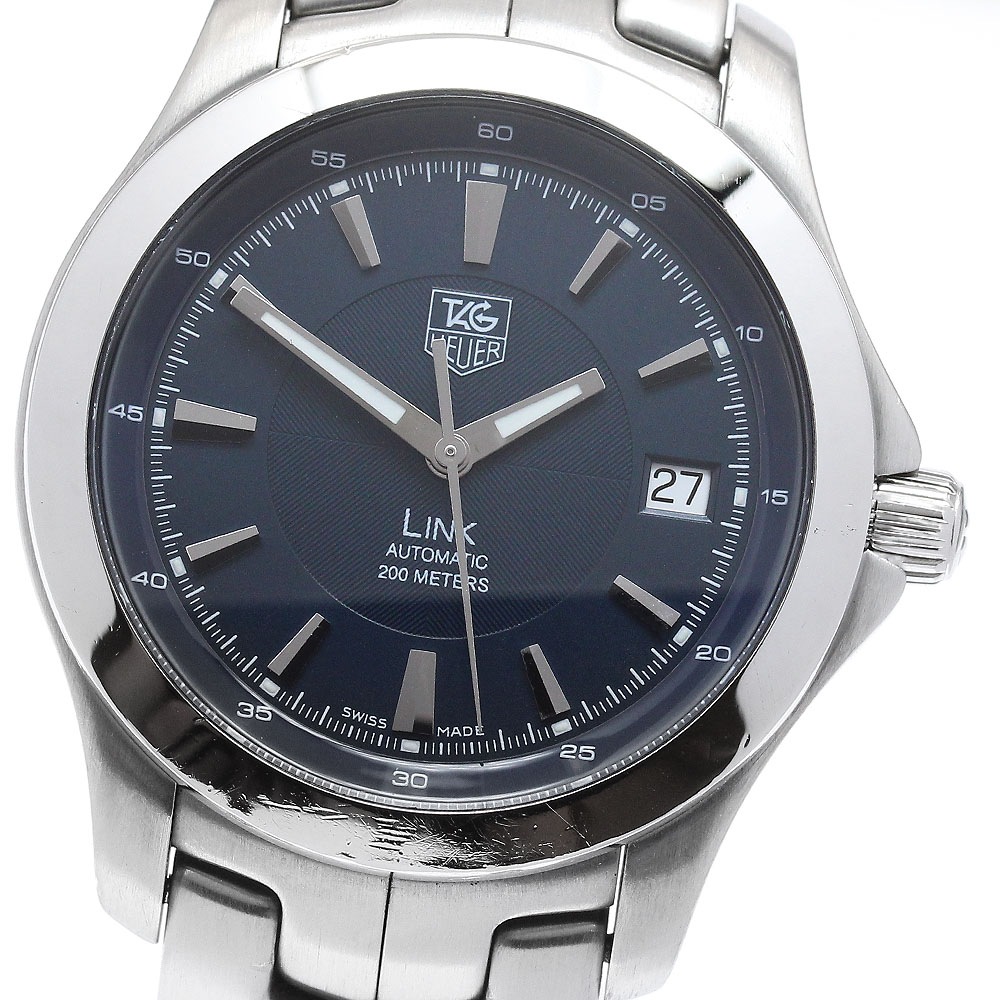タグホイヤー TAG HEUER WJF2112.BA0570 リンク デイト 自動巻き メンズ 保証書付き_960006【中古】