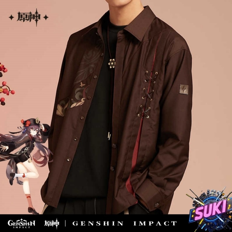 【プロ品質を極める!】原神 グッズ / 胡桃 インプレッションシリーズ / シャツ / Genshin Impact Hu Tao げんしん コスプレ