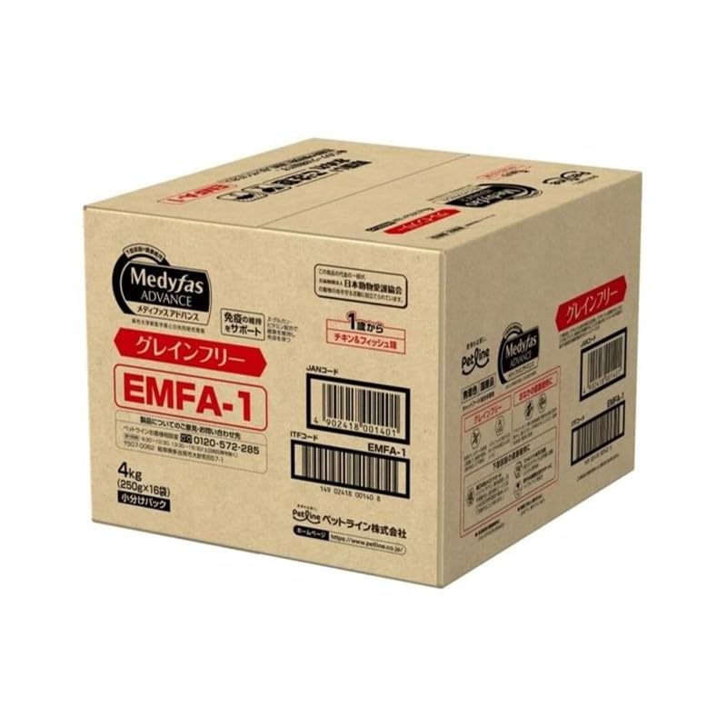 メディファスアドバンス キャットフード グレインフリー 1歳から チキン&フィッシュ味 【下部尿路/国産/アルミ小分け】 4kg