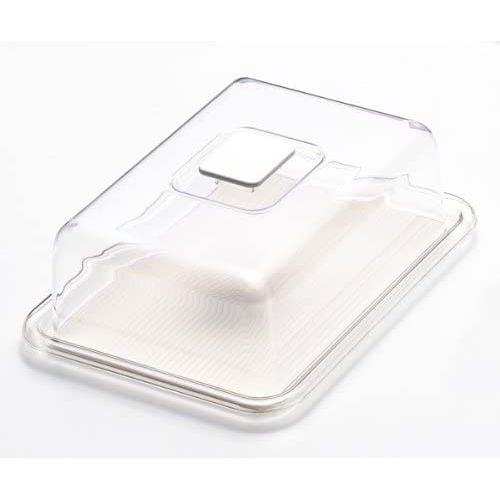 （まとめ買い）MT-1150 クリアラブリーハット角ケーキ 中 ホワイト [x3]