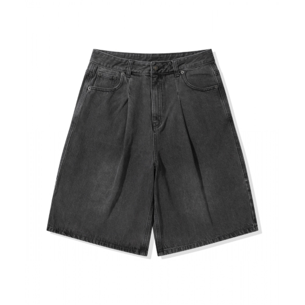 CODEGRAPHY デニムショーツ ウォッシュドブラック
