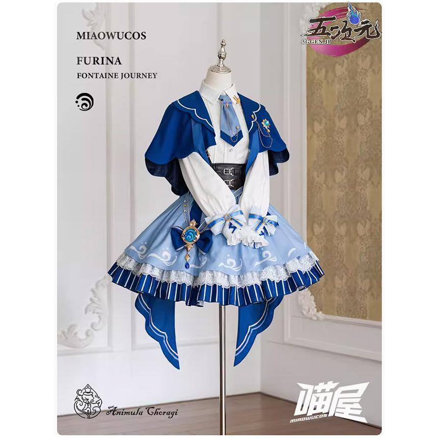 猫屋小舗　原神　コスプレ　フリーナ　フォンテーヌ旅　派生服　同人衣装