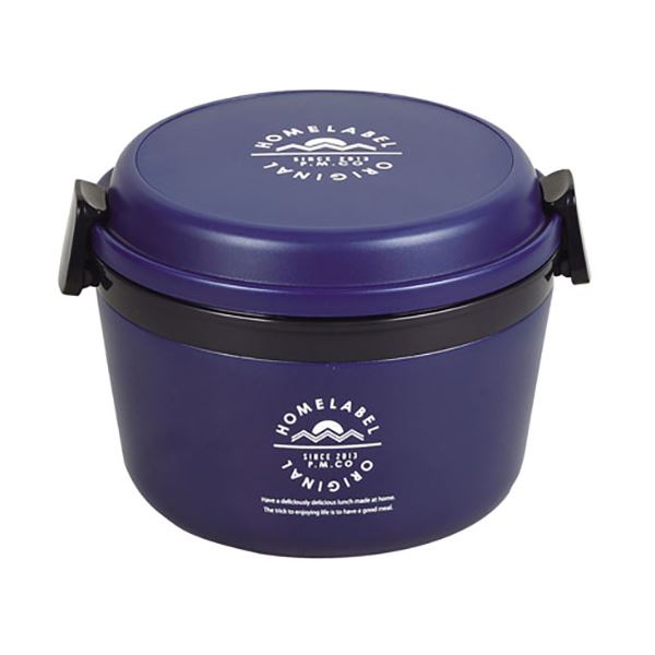 パール金属 ホームレーベル どんぶりランチジャー1060 ネイビー HB-4743 5,217円