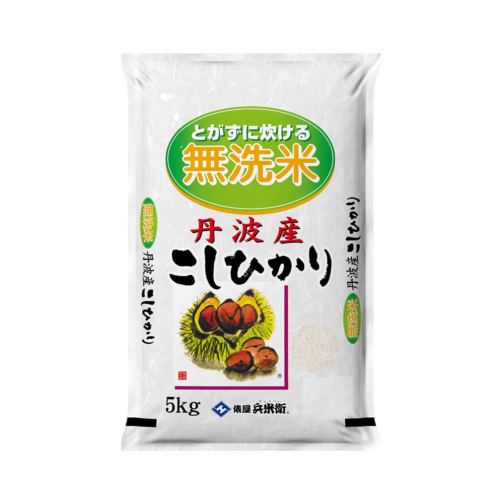 丹波産 コシヒカリ(無洗米) 60kg(5kgX12袋) 新米 令和4年産 単一原料米 こしひかり