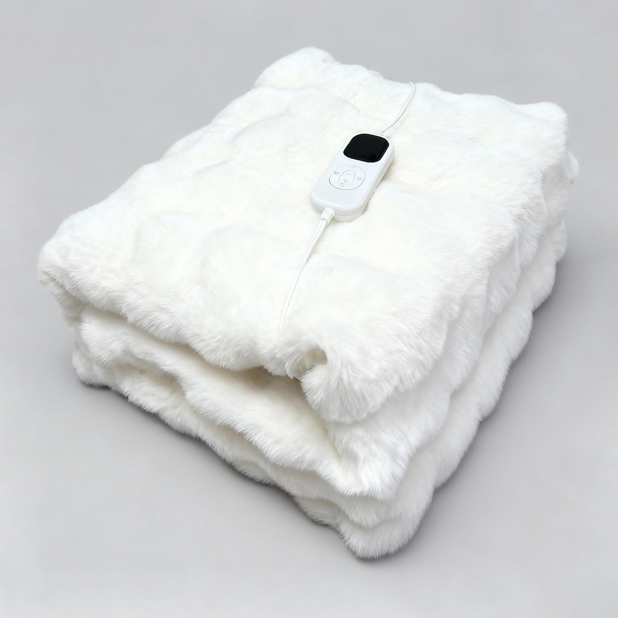 電気毛布 敷き 掛け兼用 省エネ 140×80cm 電気毛布 ダブル 洗える 40秒速暖 8段階温度調整12時間タイマー付き自動電源オフ 電気ブランケット 良い保温性 熱保護 防寒対策 抗菌 防臭