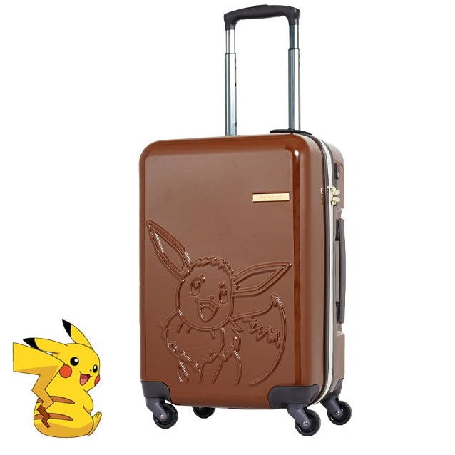 スーツケース 機内持ち込み Sサイズ 軽量 かわいい イーブイ ポケットモンスター PK-0877-50 37L 1泊 2泊 小型 ダイヤルロック キャリーバッグ キャリーケース 修学旅行