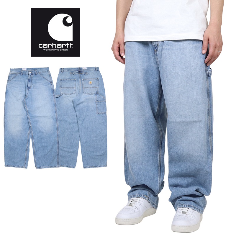カーハートWIPー デニムパンツ Carhartt WIP ジーンズ Gパン メンズ レディース ブランド おしゃれ 大きいサイズ