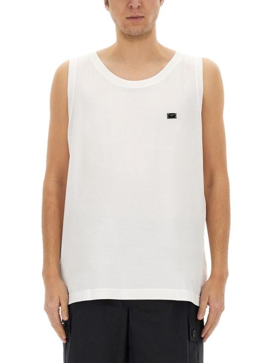 DOLCE & GABBANA Men T-Shirts G8QJ5T G7N7AW0800 White