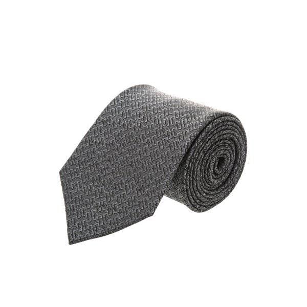 [26SS] [SIGNITURE] グレー DDロゴ ジャカード ネクタイ (DMNE6E026G2)