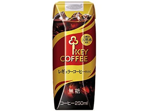 キーコーヒー リキッドコーヒー天然水 88％以上節約 無糖 激安価格と即納で通信販売 250ml24本 テトラプリズマ