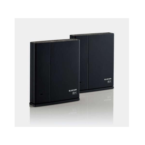 ELECOM 無線LANルーター WMC-2LX-B [ブラック] 即納OK