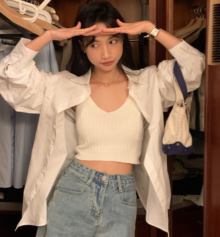 トップス デート モテアイテム ブラウス シャツ 長袖 ルーズ コットン 無地 大人可愛い きれいめ 上品 おしゃれ かっこいい 大人可愛い ラブリー キュート ガーリー クール モード系 セクシー