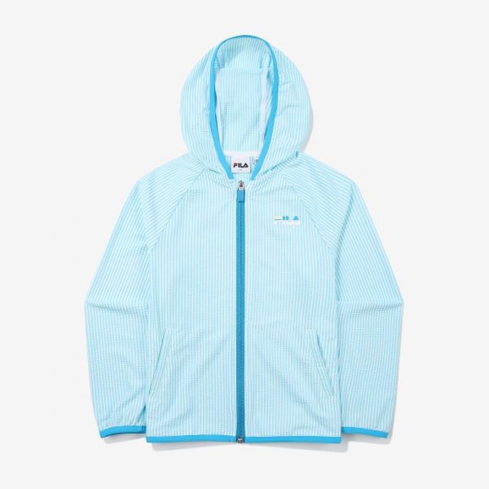 フィラキッズシアサッカージャケット(FK2JKF2A01X_MIT)