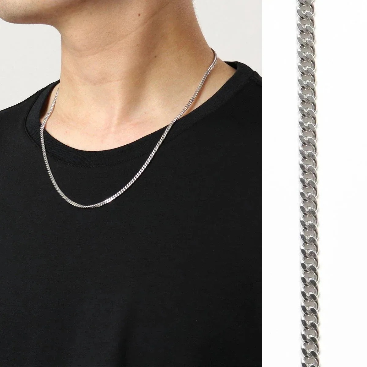 TOMWOOD トムウッド ネックレス Curb Chain M 20.5inch カーブ N13029CCM01S925 100264 メンズ チェーン アク